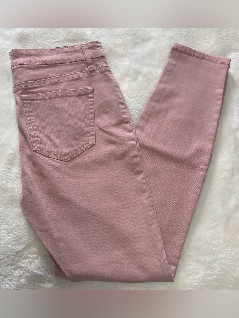 Buffalo David Bitton Avalon Mid Rise Soft Stretch Ankle Skinny Jeans Pink 4/27